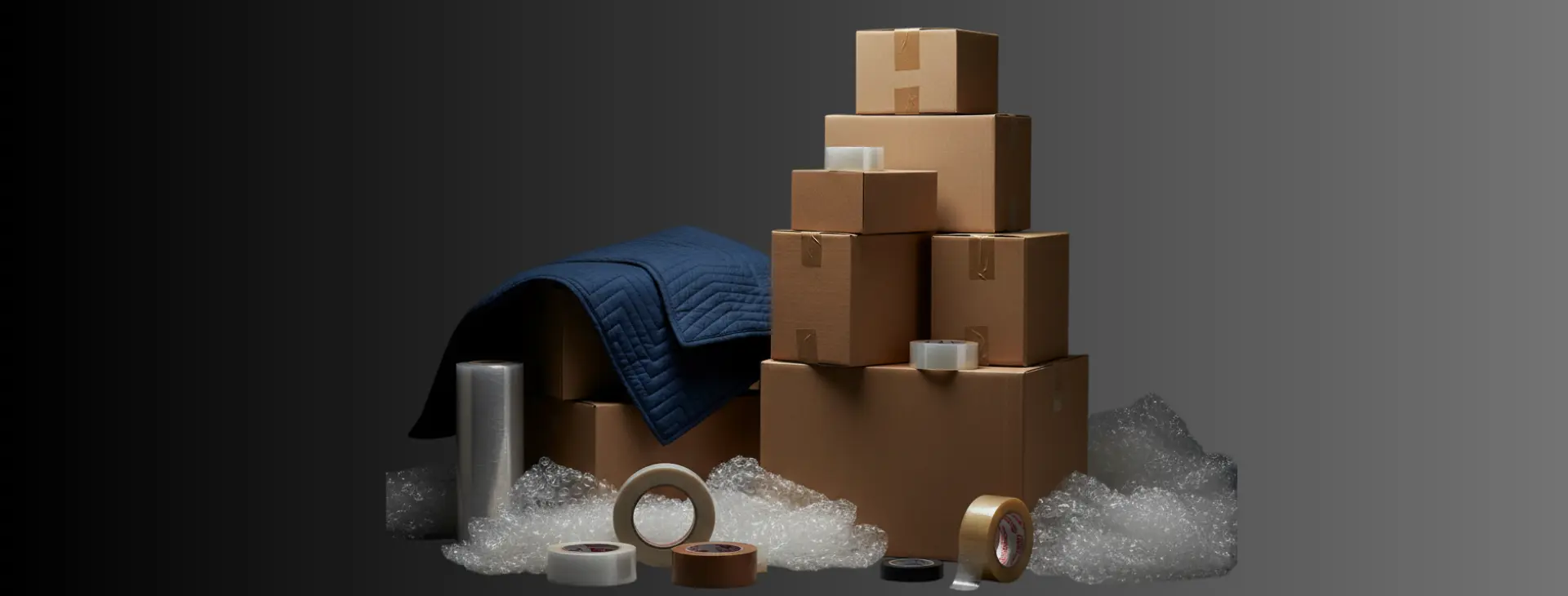 Background packing supplies