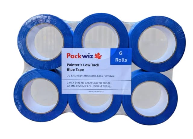 Professional green painter's tape, low residue masking tape